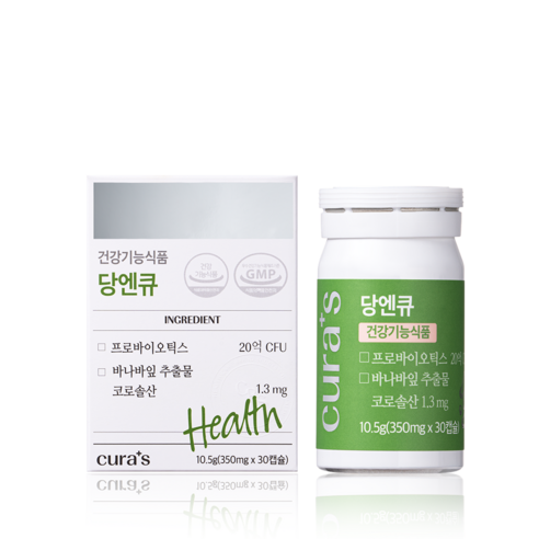 당엔큐 혈당유산균 특허유산균 바나바잎 큐라에스, 6박스, 30정