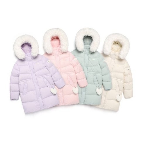 내셔널지오그래픽키즈 겨울 셀레네 롱 덕 다운 점퍼 4종택1 키즈패딩 롱패딩