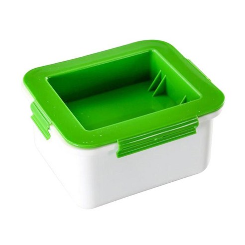 프리미엄 플라스틱 두부 프레스 절인 그릇 두부 프레스 기계 자동, 녹색