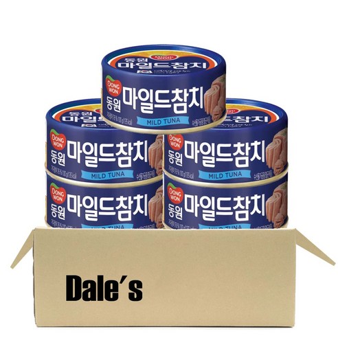 데일즈기획 동원 마일드 참치, 100g, 5개