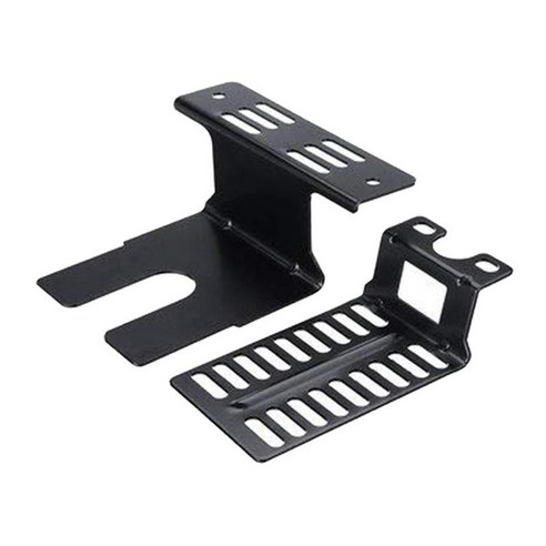 바베큐 그릴 불고기집 모터 브래킷 키트 그릴용 불고기집 막대 랙, 12x7.5cm(4.72x2.95인치), 스테인레스 스틸, 검은 색