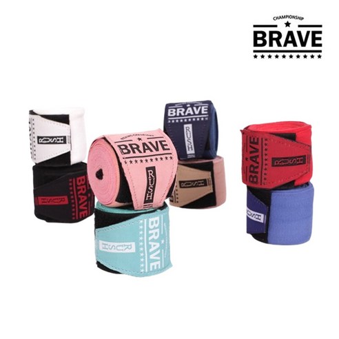 브레이브 러쉬 권투 핸드랩 복싱 스트랩 4M, 네이비