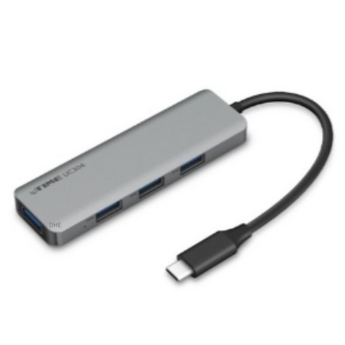 ipTIME USB허브 UC304, 그레이