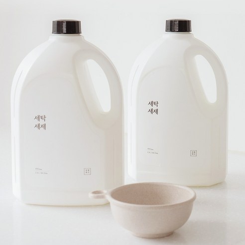 지안 세탁세제 1+1 2.5L EWG 그린등급 EM세제 액상세제, 2개