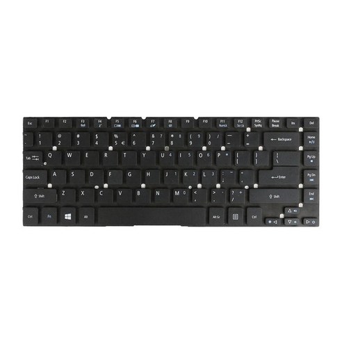 3830 3830G 4755G ES1-431 블랙용 미국 노트북 키보드 교체, 검정, 290x150x5mm, 플라스틱