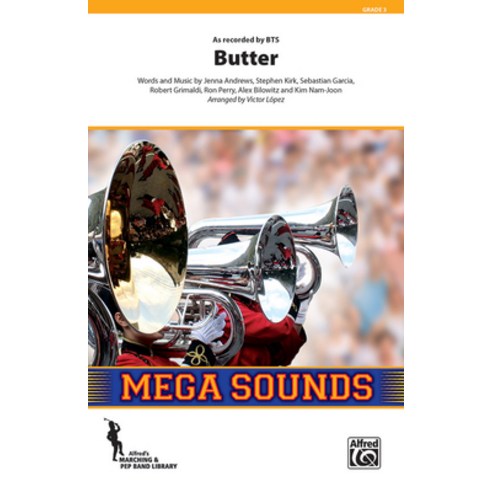 (영문도서) Butter: As Recorded by Bts Conductor Score & Parts Paperback, Alfred Music, English, 9781470651879