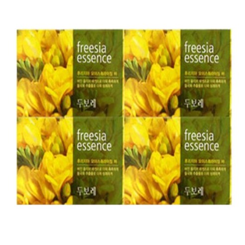 두보레 후리지아 모이스춰라이징 비누, 100g, 4개