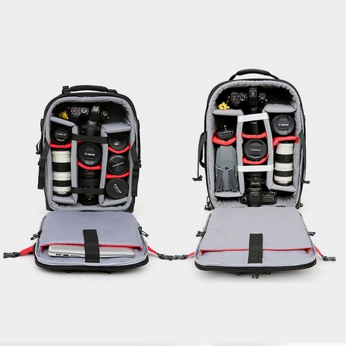 DSLR 카메라 가방 백 파우치 백팩 트롤리 캐리어 대형 이동식 캐논 소니 니콘 노매틱 전문 카메라 가방, FULLCare스타일, 1개