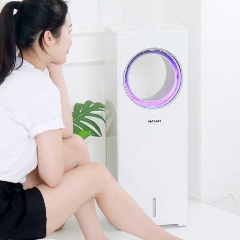 나산 날개없는 냉풍기 NS-9009/4L/작은방/공부방 강추