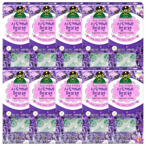 산도깨비 산도깨비멤브렌, 10개, 라벤더향
