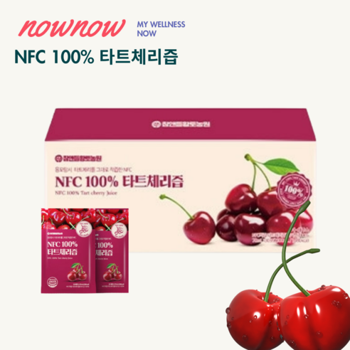나우나우 NFC 100프로 타트체리즙 원액, 70ml, 30개