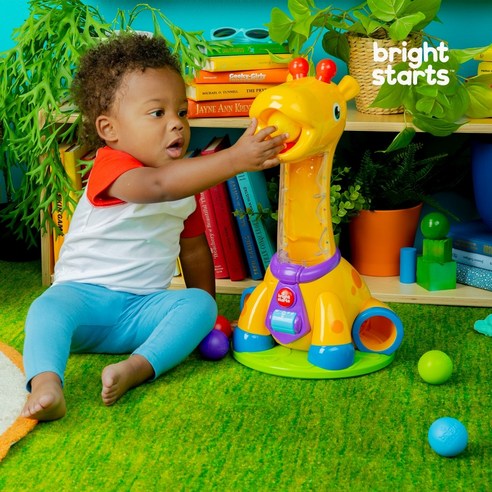 오감 발달과 육아 편의성을 한 번에! 브라이트스타트 공놀이 기린 솔직 사용 후기