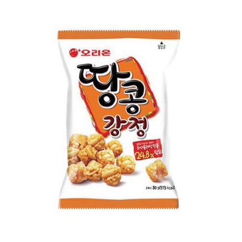 오리온 땅콩강정, 80g, 24개