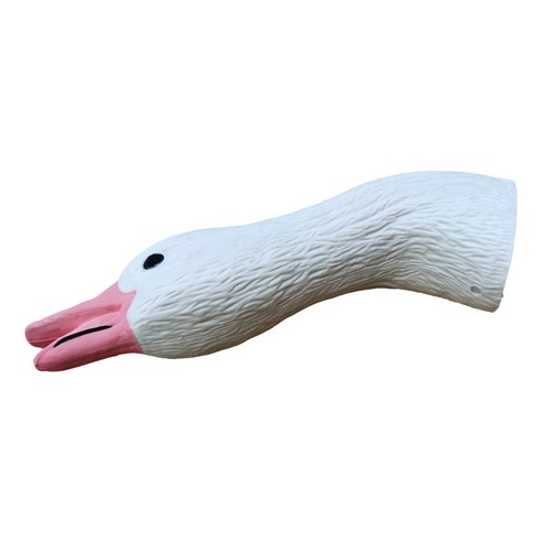 가동 가능한 EVA 사냥 눈 거위 머리 목 Greenhead 사냥꾼 액세서리, 화이트, {"사이즈":"26cm"}, {"수건소재":"플라스틱"}
