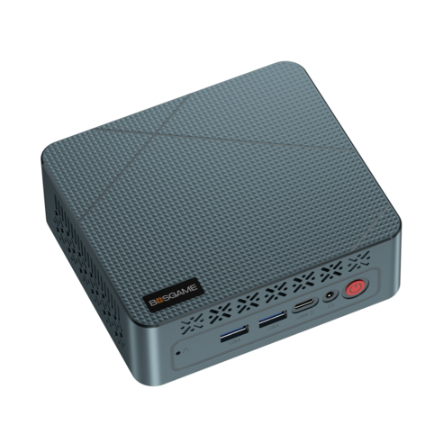 BOSGAME E2 미니피씨 3550H 16GB DDR4 512GB SSD WIN 11 Pro 미니 PC 트리플 디스플레이 지원 WiFi5 BT5.0 RJ45 LAN, E2 3550H, WIN11 Pro, 그레이 그린