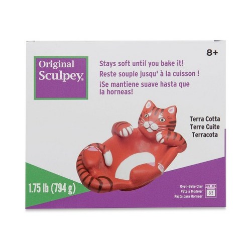 스컬피 갈색 1.75LB / 폴리머클레이 오븐점토, 1개