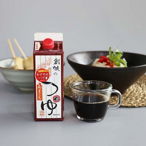 일본의 맛을 가정에: 소미 단맛쯔유 붓가케우동 소스로 만드는 정통 우동과 소바