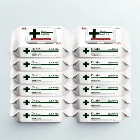 닥터아토 손소독 티슈: 바이러스 걱정 없이 건강한 일상을!