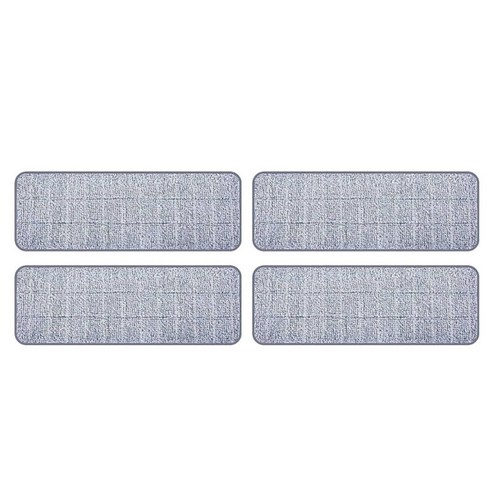 2/4/6pcs 스프레이 플랫 걸레 리필 마이크로 파이버 바닥 더스터 청소 패드 천, 4pcs, 마이크로 화이버