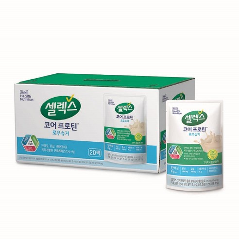 셀렉스 매일마시는 무설탕 프로틴 로우슈거 단백질, 125ml, 20개