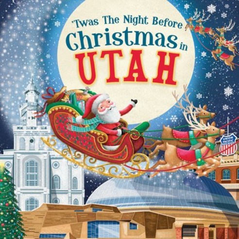 (영문도서) ''Twas the Night Before Christmas in Utah Hardcover, Hometown World, English, 9781728238081