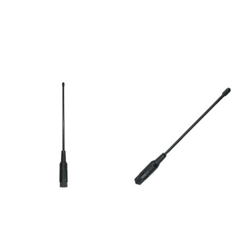 2Pcs NA-701 SMA-남성 워키 토키 듀얼 밴드 핸드 헬드 양방향 라디오 안테나, 설명, 블랙, 금속