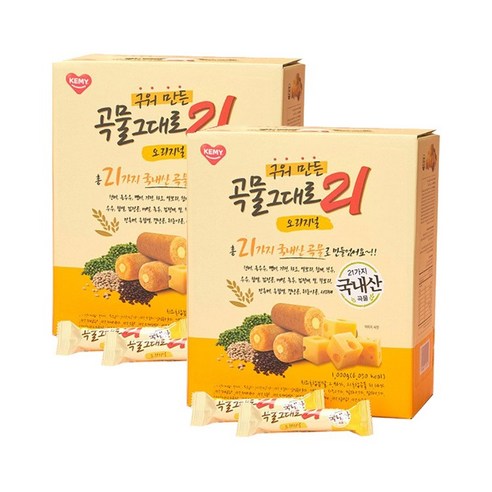 곡물그대로21 구워만든 스낵