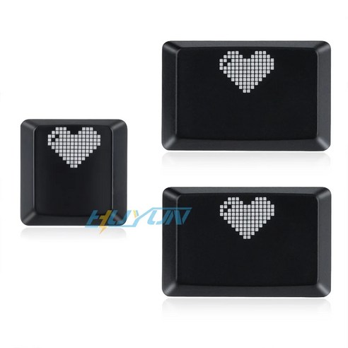 로지텍 G813 G815 G913 G915 용 하트 키 RGB 키보드 교체 커스텀 하트 키캡, 없음, 없음, 2)heart small key