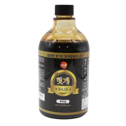 하루헛개 고농축 원액 열매 96% 함유 베이스 헛개차 850g, 1개