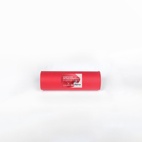 PaperPhant 미니 벌집 크라프트 종이 완충재 포장지 200mm(폭) 85M(길이), 1개, 레드