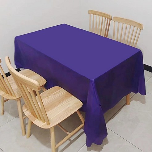 상상크루 무지 파티 테이블보, 퍼플, 2개