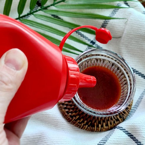 국내생산 더뉴빈 초장병 소스통 케첩통 초장 양념통, 대-470ml, 5세트