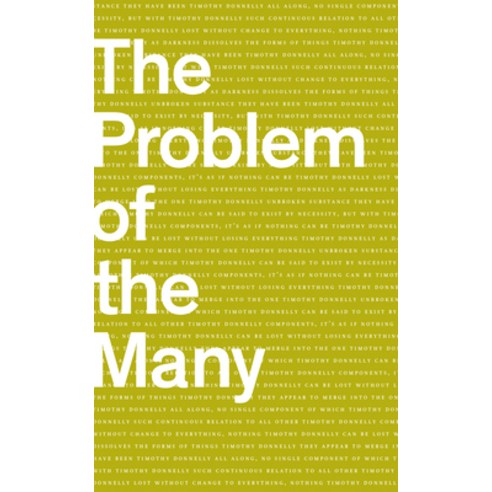 (영문도서) The Problem of the Many Hardcover, Wave Books, English, 9781940696485