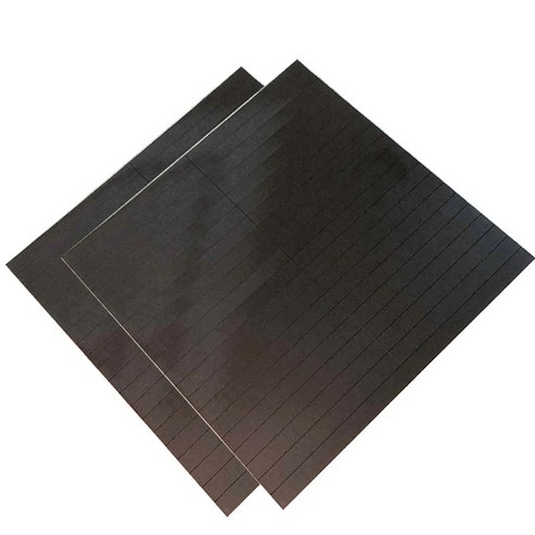 [제이스마그네트] 접착 조각 고무자석 시트 300x300 판, 2p세트 150x15x1T_80조각, 1개