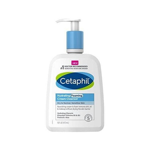(캐나다직구) 세타필 크림 클렌저 Cetaphil Cream to Foam Face Wash Hydrating Foaming Cream Cleanser 473ml, 1개