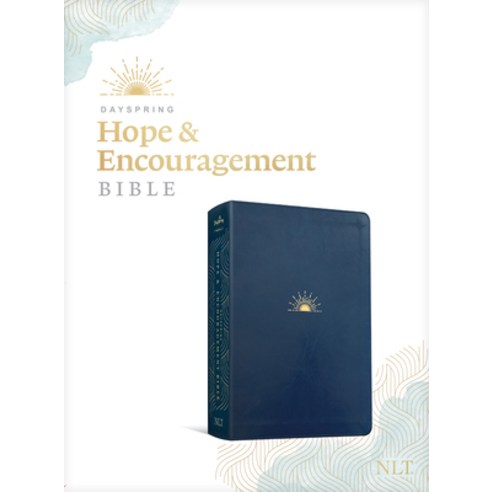NLT Dayspring Hope & Encouragement Bible (Leatherlike Navy Blue) Imitation Leather, Tyndale House Publishers, English, 9781496452924