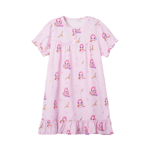 우리 아이 꿈나라를 핑크빛으로! 스파오 캐치 티니핑 원피스 파자마 솔직 후기 스파오티니핑잠옷