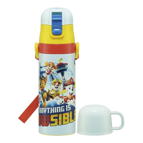스케이터 초경량 투웨이 스테인리스 물병, 1개, 파우 패트롤 23, 430ml