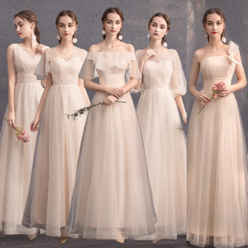 [웨딩나우ㅣ강추] 셀프 스몰 웨딩드레스 연주회 이브닝 파티 2부드레스 브라이덜샤워 [WeddingNOWㅣ추천]