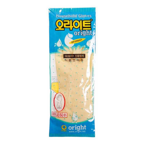 오라이트 미니(S) 고무장갑 식품조리용 10P, 10개