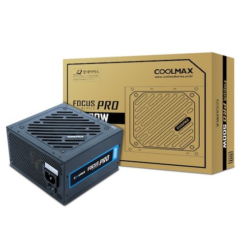 COOLMAX FOCUS PRO 500W 파워서플라이, 1개