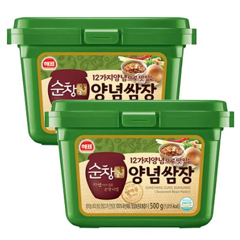 해표 순창궁 12가지 양념으로 맛있는 양념쌈장, 500g, 6개