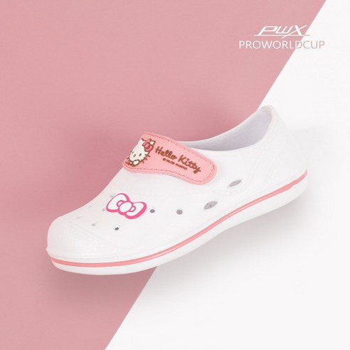 프로월드컵 프로월드컵키즈 헬로키티 핑벨EVA 논슬립실내화(WT)