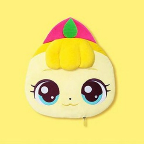 반짝반짝 캐치티니핑 조아핑 담요쿠션, 옐로우