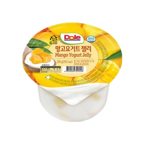 돌 망고 요거트 컵젤리, 200g, 18개