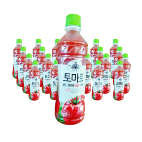 가야농장 토마토농장 PET, 455ml, 20개