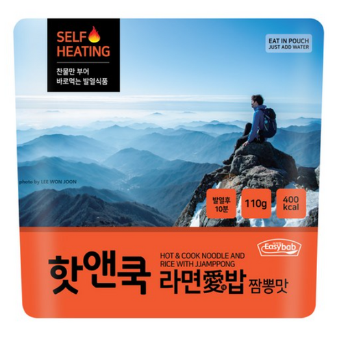 이지밥 핫앤쿡 라면애밥 짬뽕맛, 90g, 1개