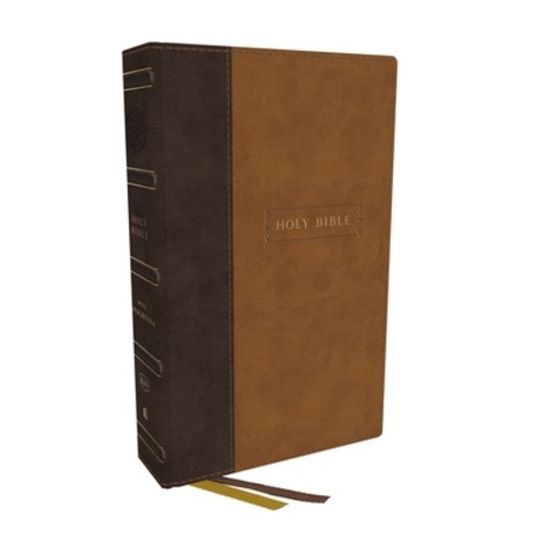 (영문도서) Kjv Center-Column Reference Bible with Apocrypha Leathersoft Brown 73 000 Cross-Reference... Imitation Leather, Thomas Nelson, English, 9781400332038