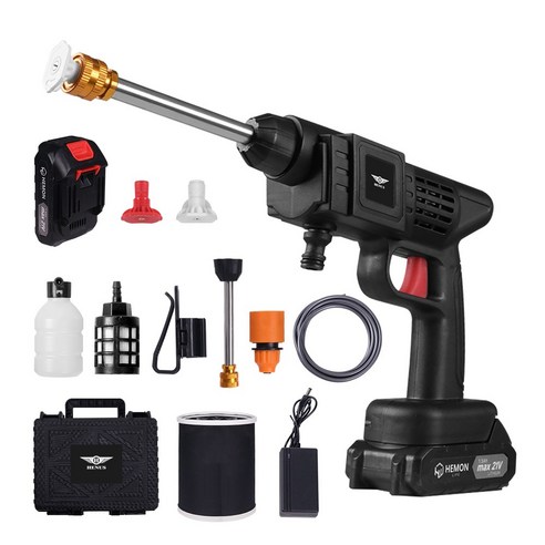 자유를 씻어내는 깨끗한 해방, 헤몬팜 라이트 무선 고압세척기 풀세트 사용 후기 무선고압세척기