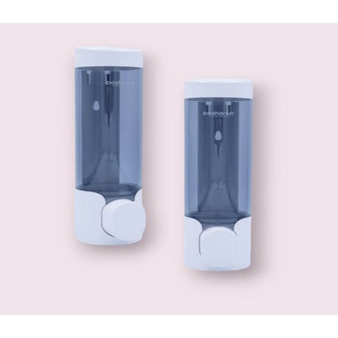 물비누 욕실 디스펜서 무타공 주방 벽걸이 샴푸 고급 호텔 바디워시 320ml, 카리스 럭셔리 화이트, 1개